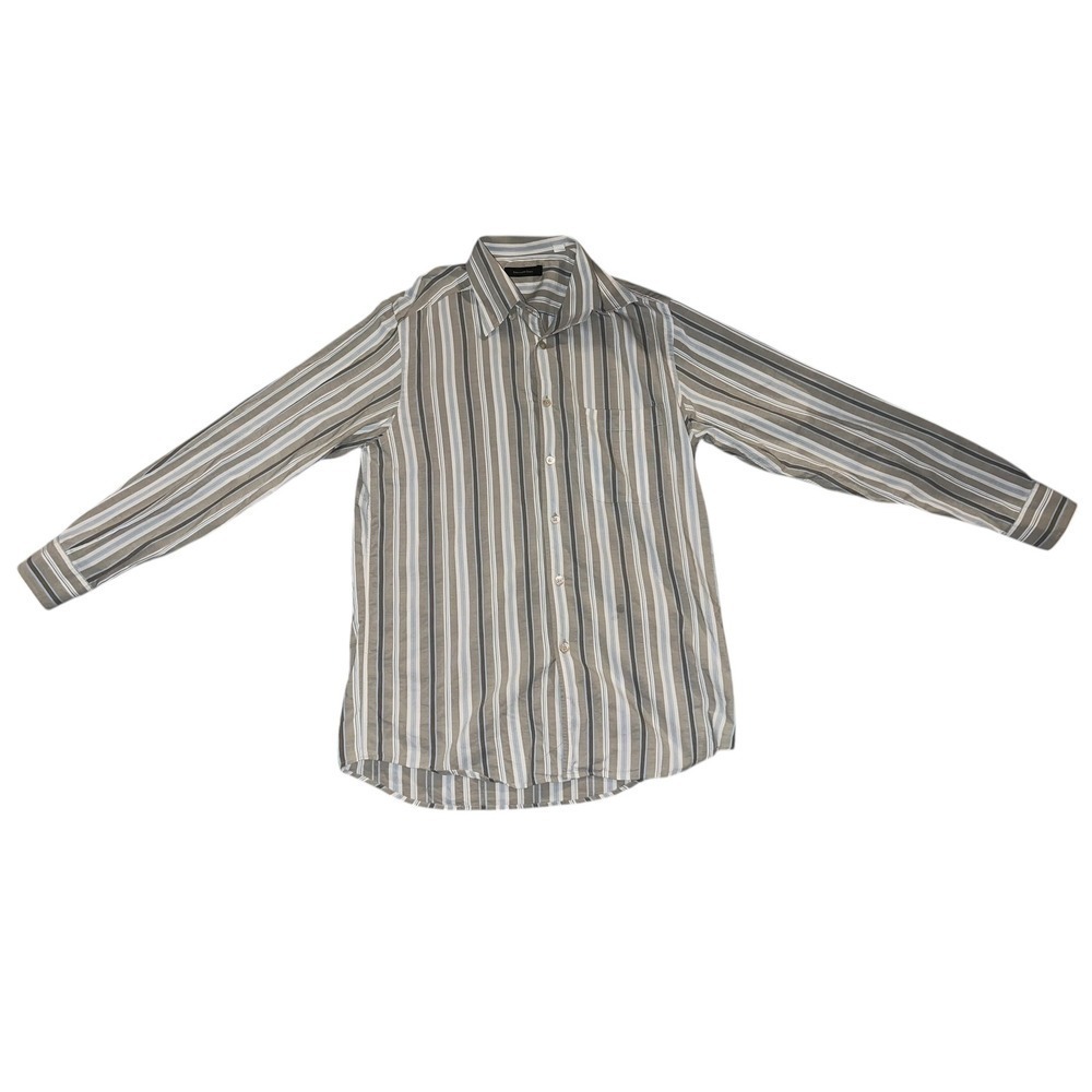 Ermenegildo Zegna strip button down shirt Long sleeve preppy luxury